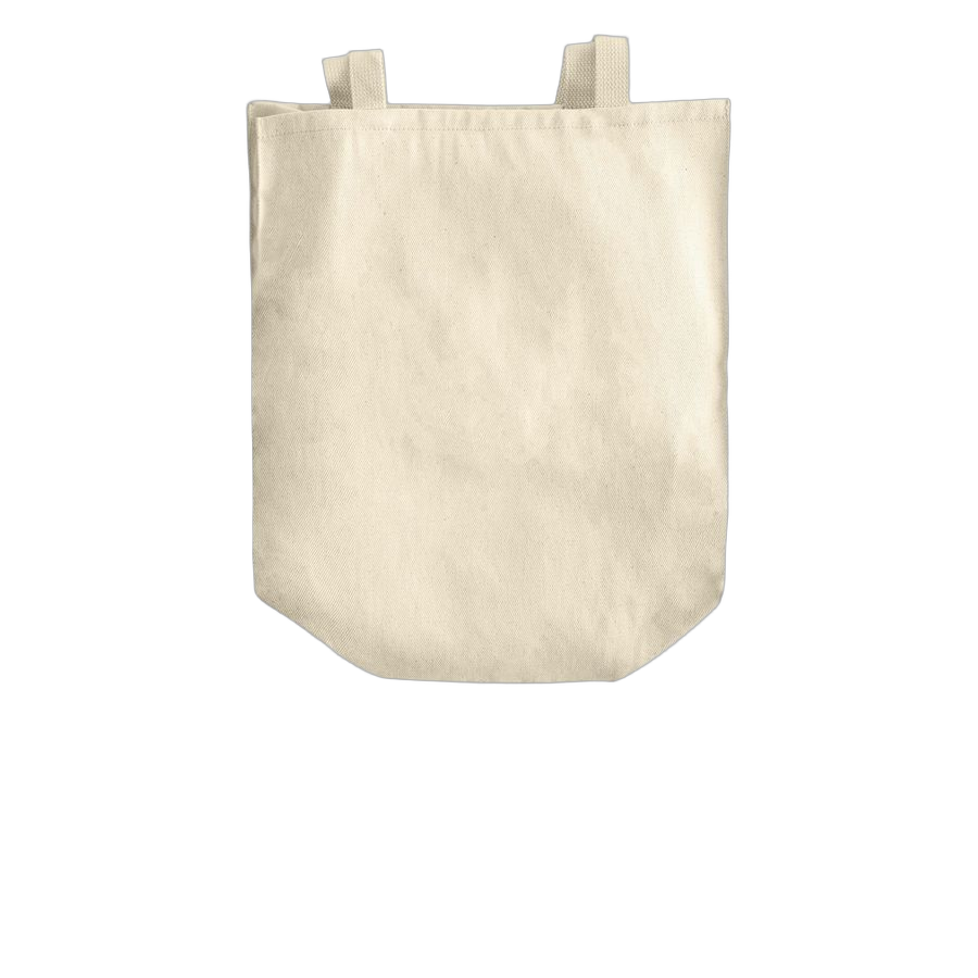 Natural Over-the-Shoulder Grocery Tote Bag - Back